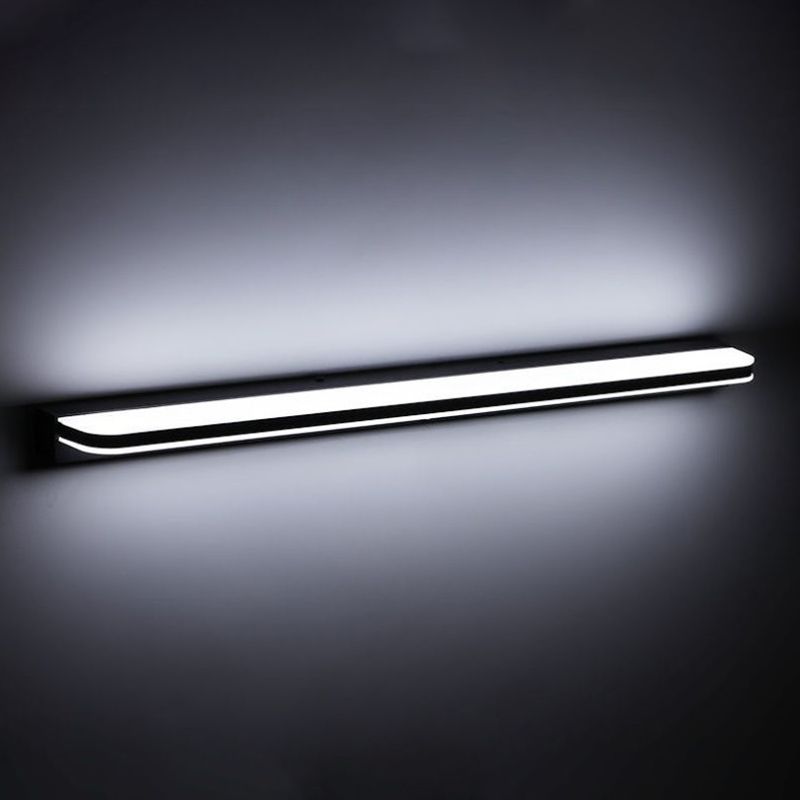 Linear Sconce Light Fixture Modern Style LED Metal Wall Mounted Light with Body Induction