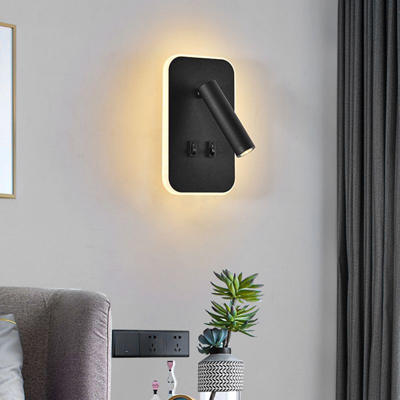 Moderne minimalistische stijl muurlampjes SCONCES Metal 2 lichten SCONCE -lichten voor slaapkamer