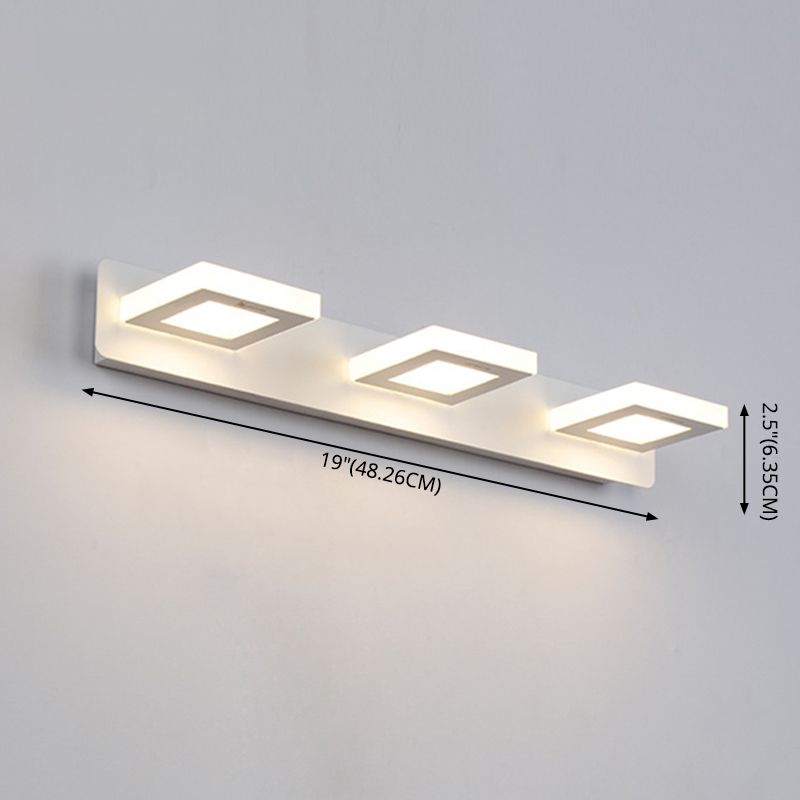 Moderne mode -ijdelheid verlichtingsarmatuur verstelbare hoofdliggers van kop LED -wandverlichtingsideeën voor badkamer