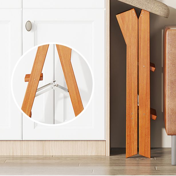 Modern Folding Bar Stool Wooden Backless Bar Stools for Dining Room