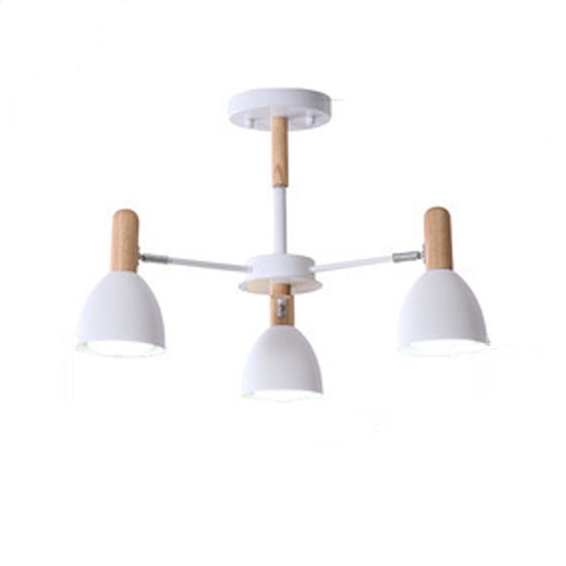 Multi -lichten conische hangende verlichtingsarmaturen moderne stijl metalen plafond kroonluchter