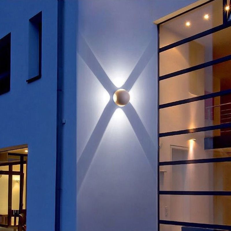 Simplicity Style LED Wall Lamp Aluminum + PVC Lens Home Decorative Ambiance Wall Sconce in Warm White Light