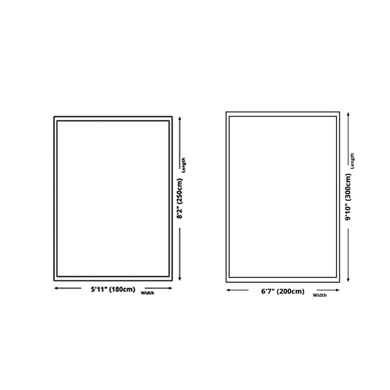 Contemporary Indoor Rug Minimalist Stripe Print Polyster Carpet Non-Slip Rug for Living Room