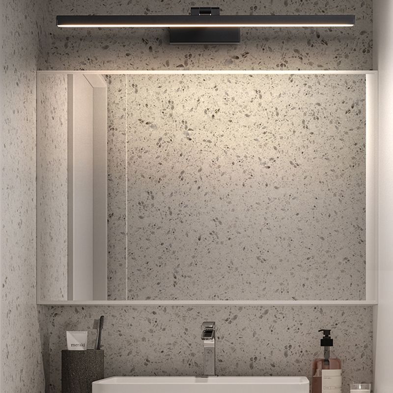 Metal Armed Led Vanity Light Fixtures Modern Style 1-Light Flush Mount Wall Sconce