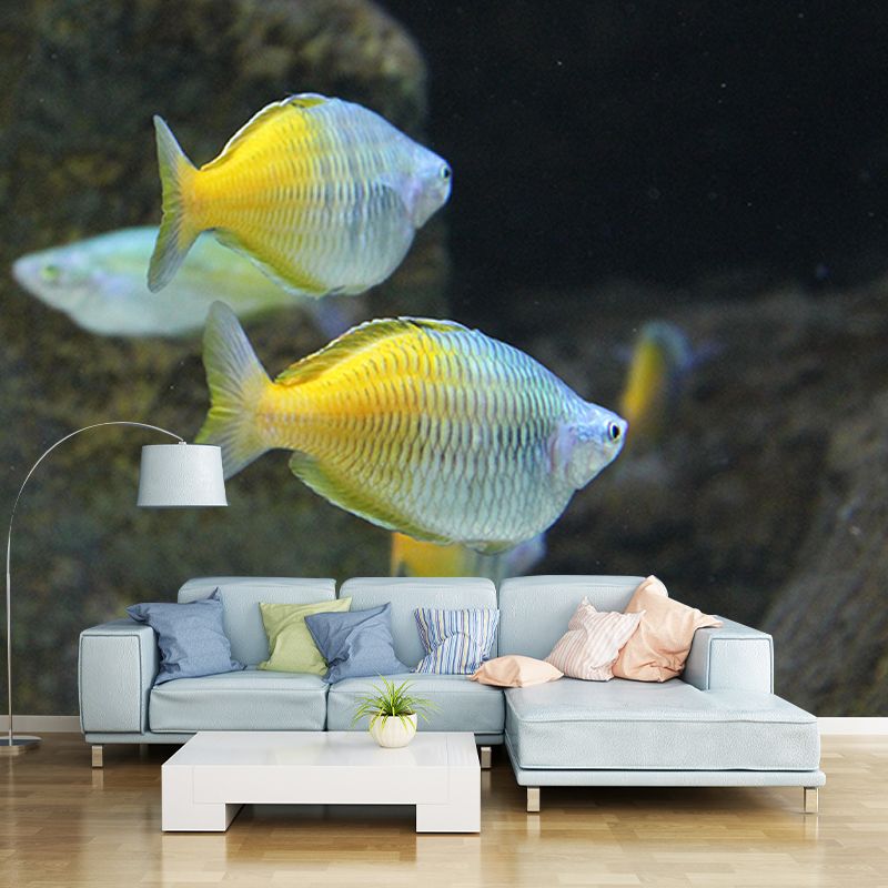 Popular Wall Mural Tropical Fish Print Sitting Room Wall Mural