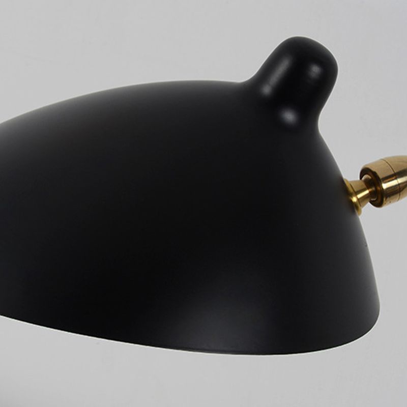 Industrial Style Wall Sconce Iron 1 Light Sconces in Black for Bedroom