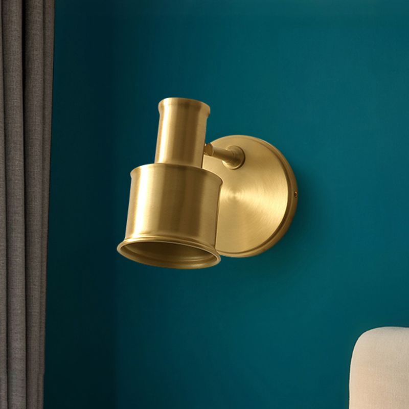 1 Licht linearer Schatten Wandleuchten postmoderner einfacher Wandbeleuchtung in Gold