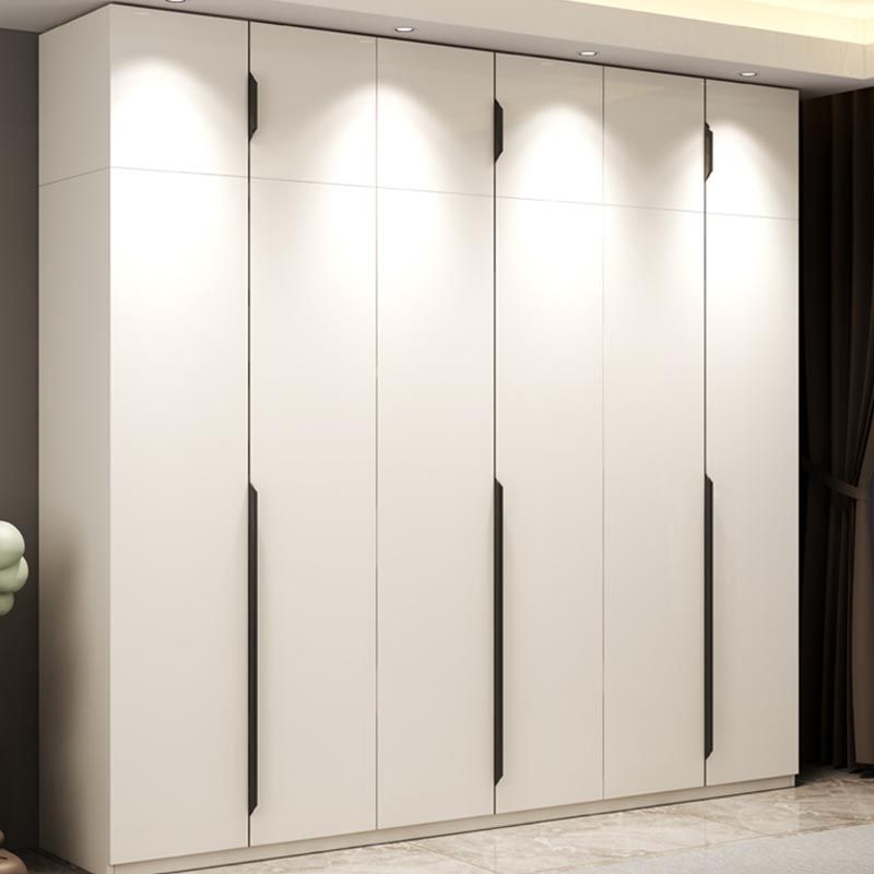 Manufactured Wood White Storage Cabinet Modern Style Cabinet for Bedroom