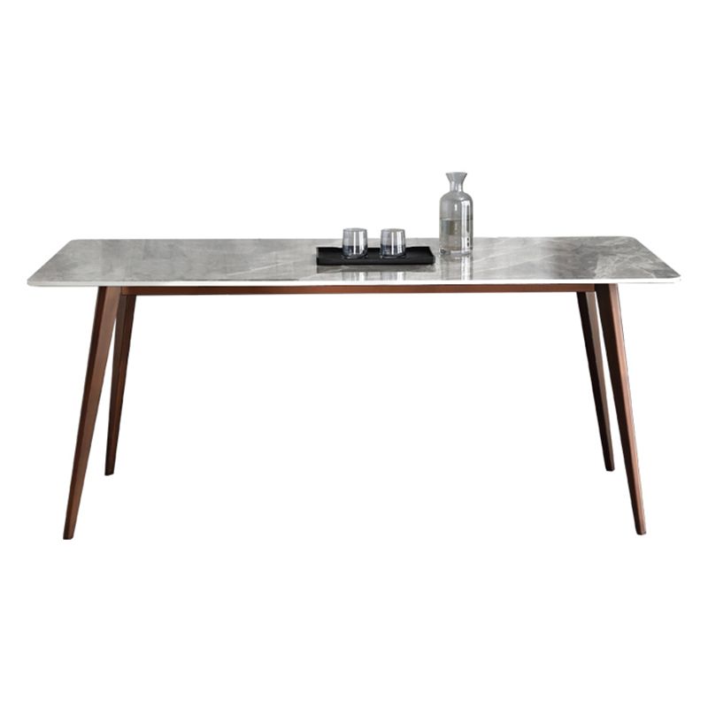 Sintered Stone Rectangle Dining Table Modern Kitchen Table for Dining Room