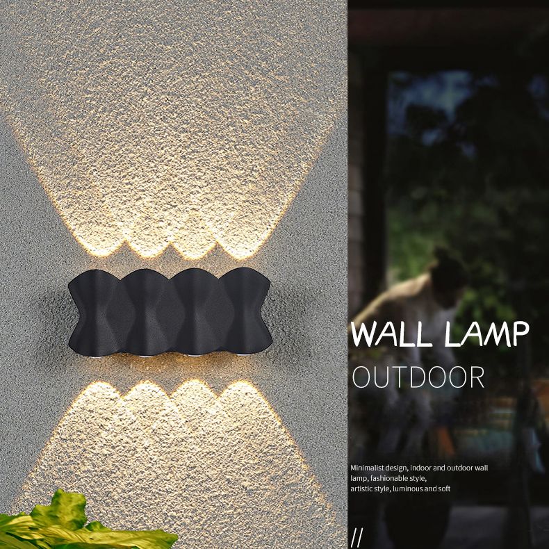 Golven multi lights wand gemonteerd licht aluminium moderne stijl led wand sconce