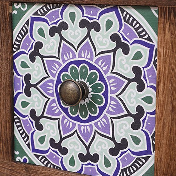 Coastal Storage Chest Solid Wood Dresser with 3/4/5/6 Drawers , 11.7 Inch Width