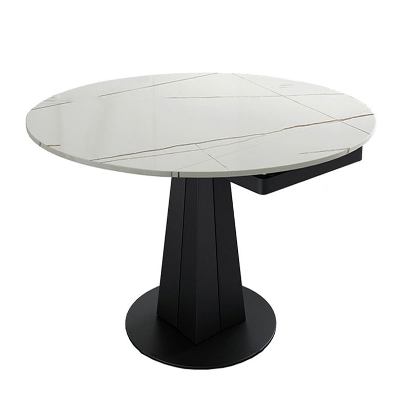 Modern 1/3/4/5/7 Pieces Round Dining Table Set with Sintered Stone Dinette Set