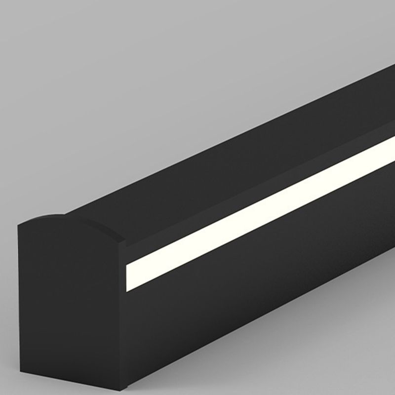 Single Black Modern Wall Mounted Sconce Linear Wall Light for Living Room