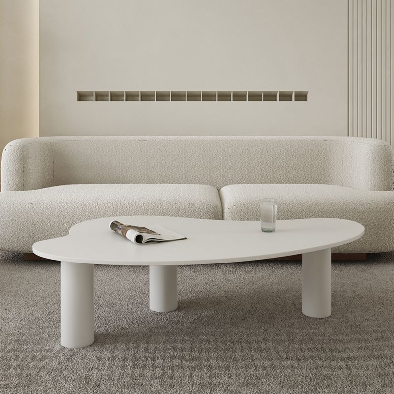 3 Legs Coffee Table Minimalist Slate Coffee Table for Living Room