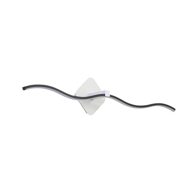 Luz de tocador de metal de estilo nórdico de 1 luz Luz de espejo de led recto para el baño