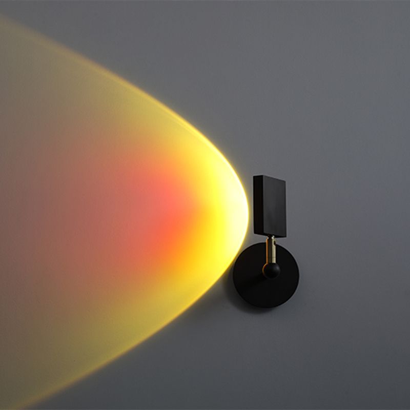 Armed LED Wall Lamp 1-Light Modern Metal Wall Mounted Light for Bedroom