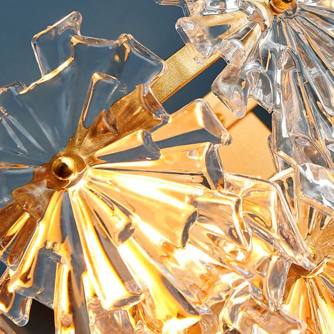 Nordic Ceiling Light Creative Glass Flush Mount Light Fixture for Bedroom