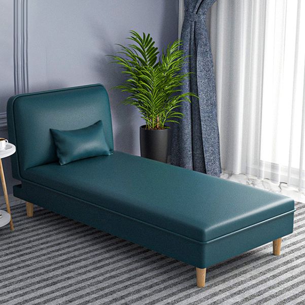 Scandinavian Armless Accent Chair 3-Position Reclining Chaise Lounge Couch