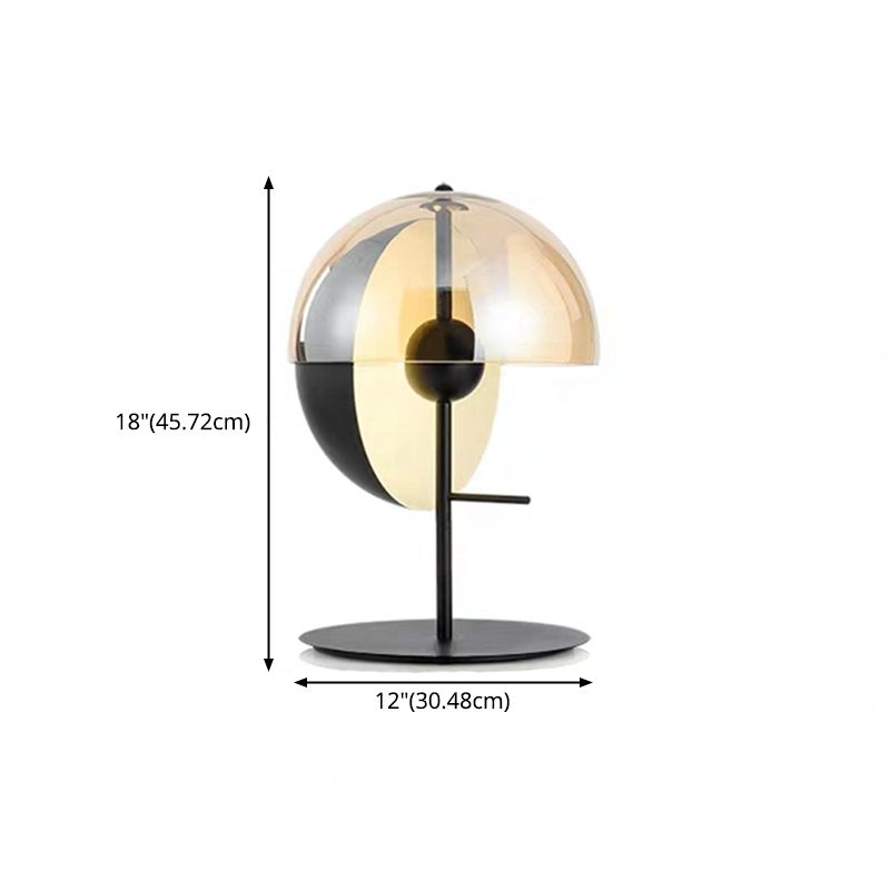 Lampada da tavolo a semicerchio di semplicità ultra-moderna lampada da comodino per camera da letto