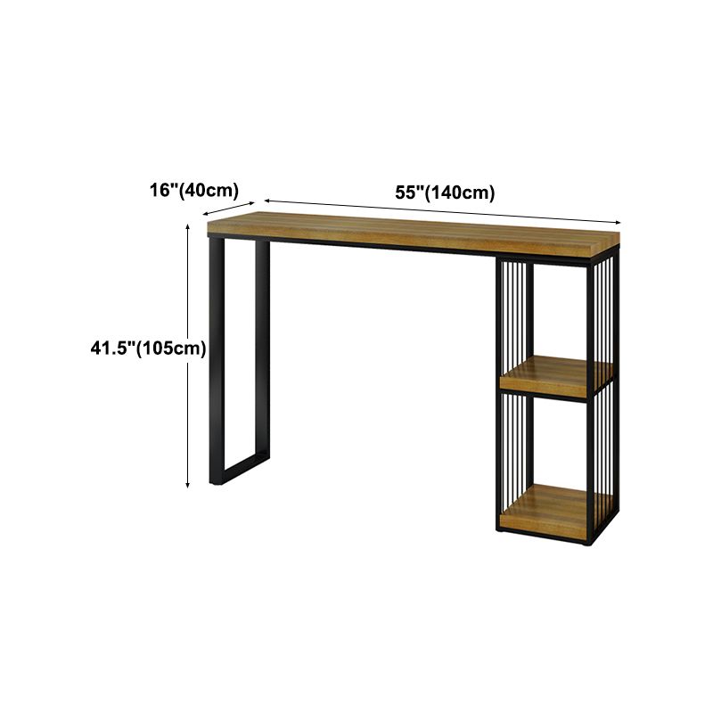Recangle industriel Table à manger du bar intérieur