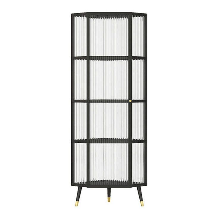 Contemporary China Cabinet Metal Storage Cabinet for Dining Room