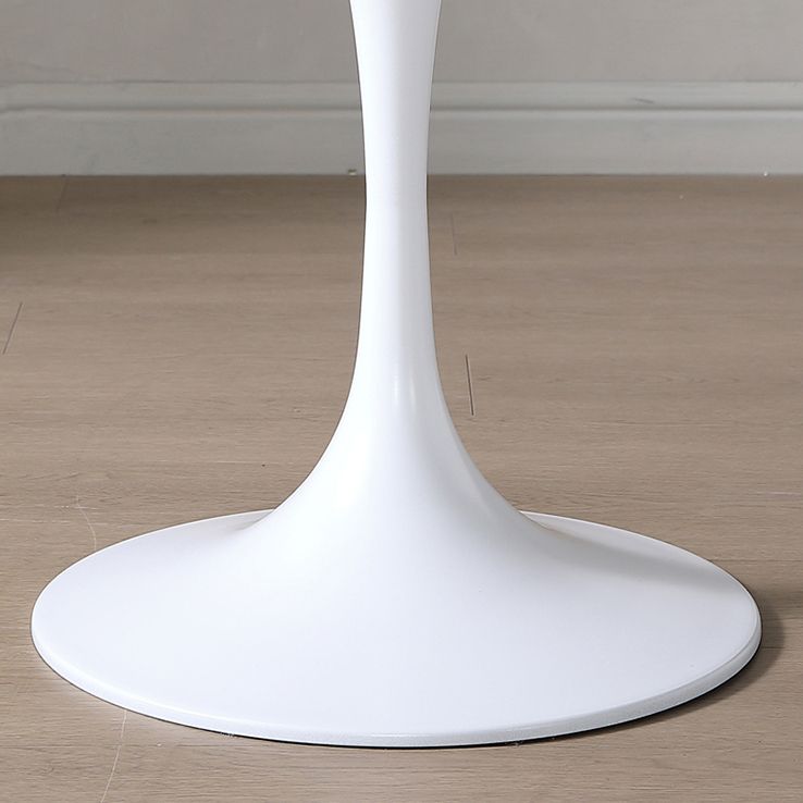 Mesa de comedor blanca de piedra sinterizada Simplicidad de tulipán Mesa base para el comedor para el comedor