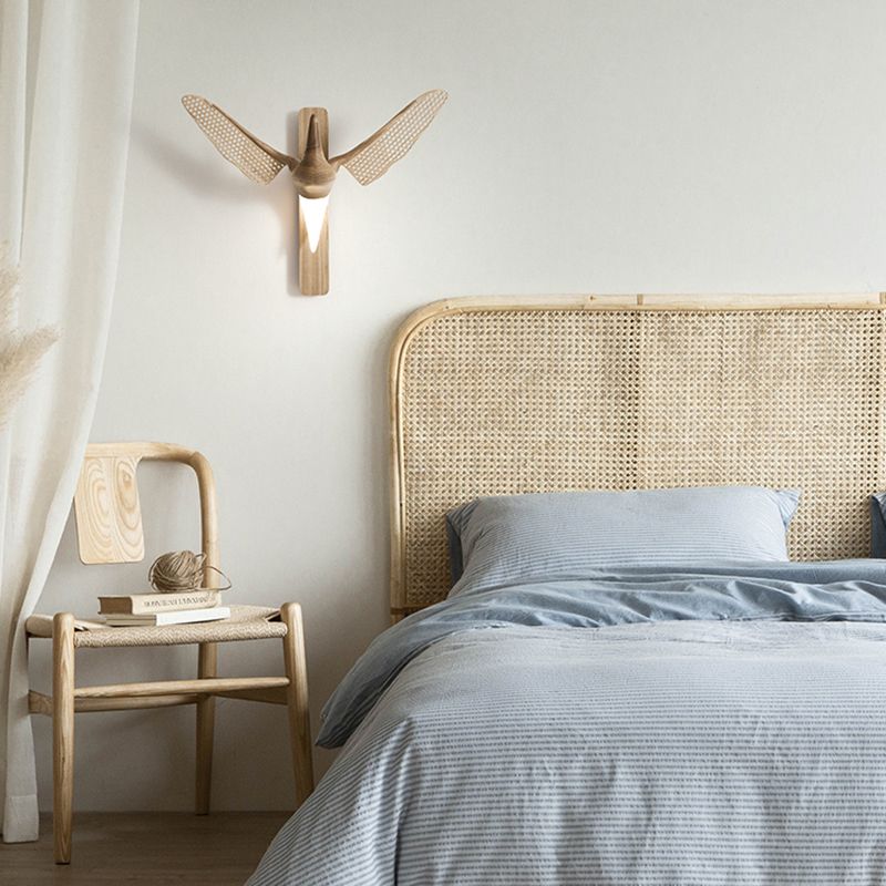 Lámpara de pared en forma de gaviota de estilo diseñador 1 Luz de la sala de estar de la sala de estar Luz montada en la pared