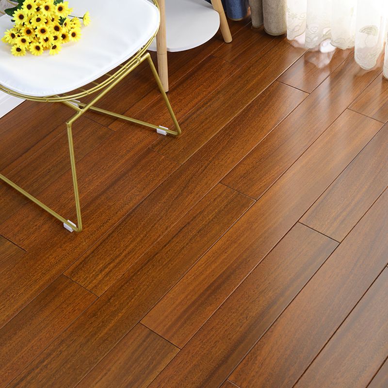 Modern Plank Flooring Solid Wood Water Resistant Staple Hardwood Flooring