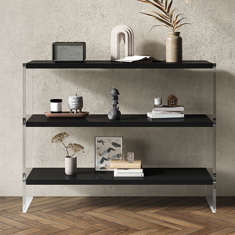 Rectangle Shape Contemporary Console Table Black/White Console Sofa Table