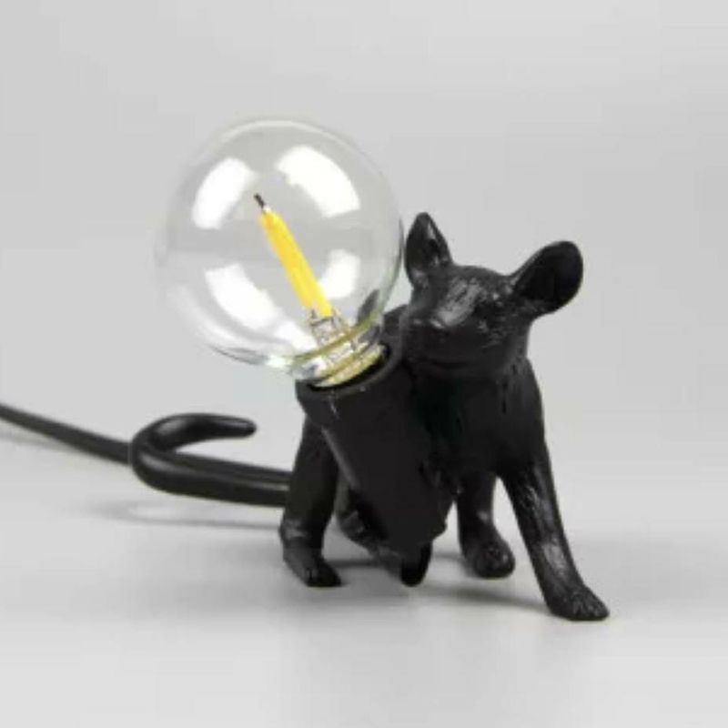 Lampada da letto per lampadina per lampadina per lampadina nuda decorativa con base per mouse
