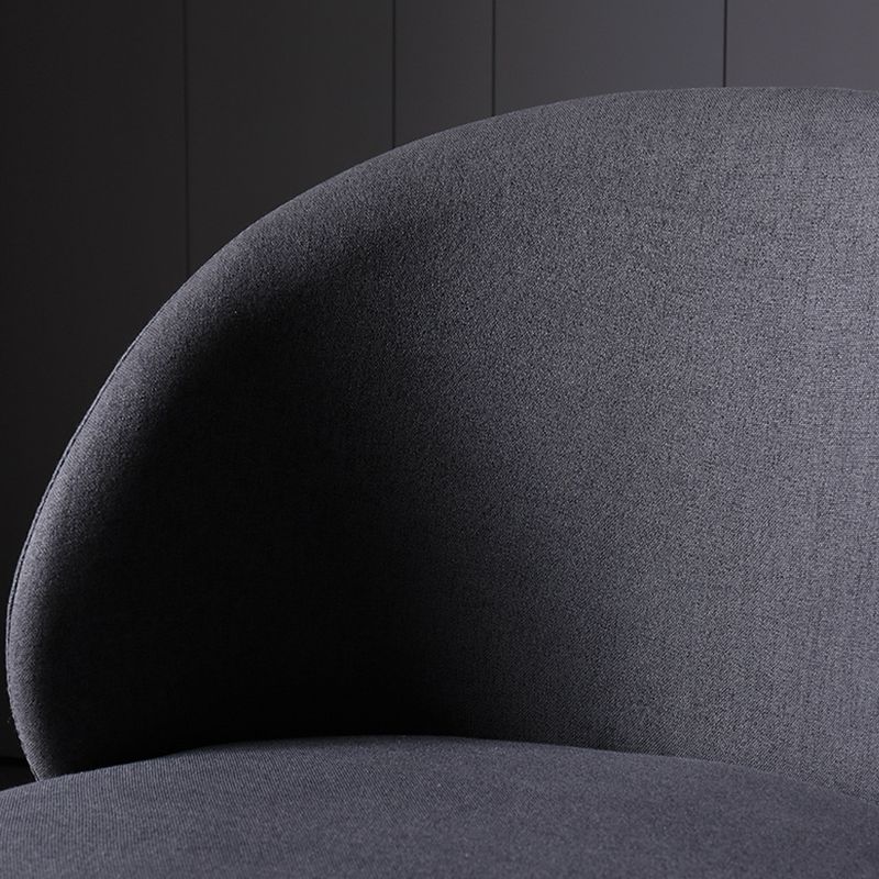 Contemporary Kitchen Dining Side Chair Upholstered Dining Chair in Grey