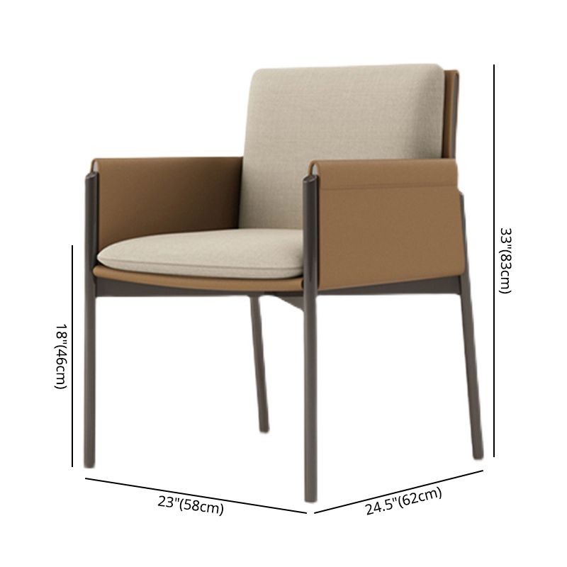 Chaise de salle à manger contemporaine en simili cuir, finition mate, dossier solide, fauteuil de salle à manger
