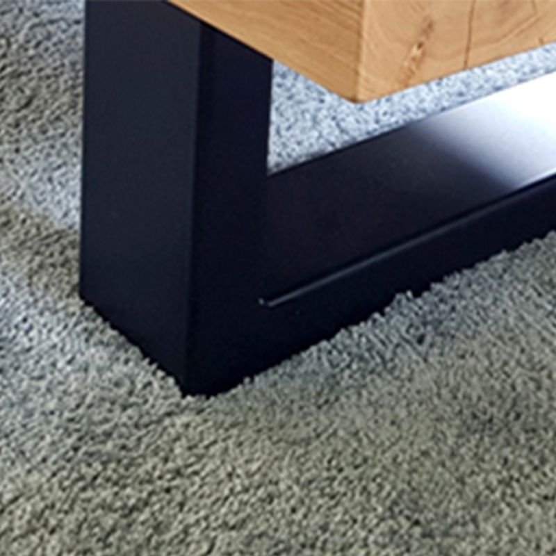 Solid Wood Coffee Table No Distressing Rectangle Single Coffee Table