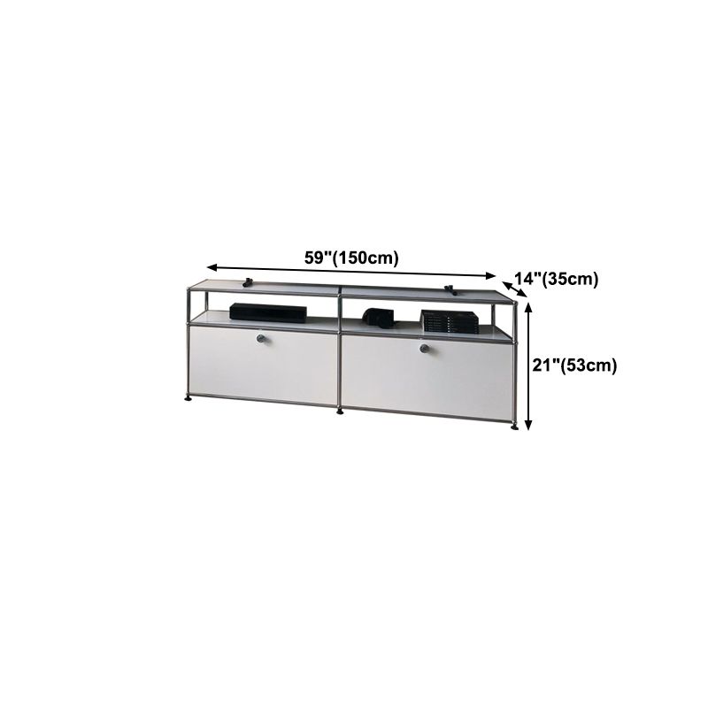 Contemporary Style Sideboard Engineered Wood Dining Sideboard for Living Room