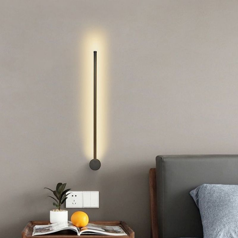Nordic Minimalism LED Line Wall Lamp Rotatable Design Long Strip Sconce Light for Living Room Corridor