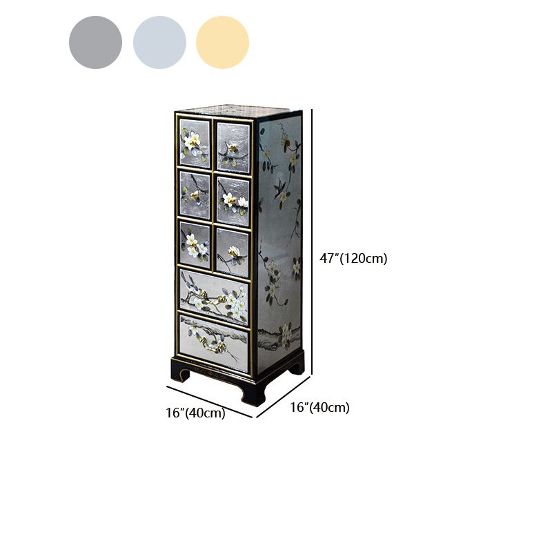 Classic Glam Dresser Solid Wood Storage Chest Dresser with 5/6/7/8/9 Drawers