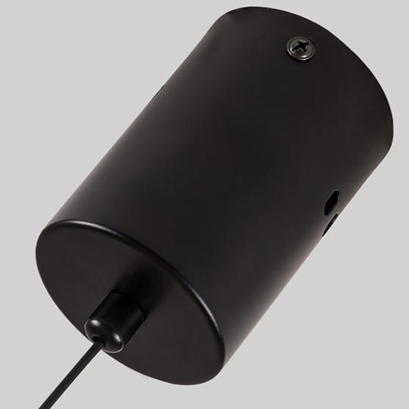 Moderne stijl led hanglamp 1 licht ovaal metaalhanglicht voor bed voor het bed