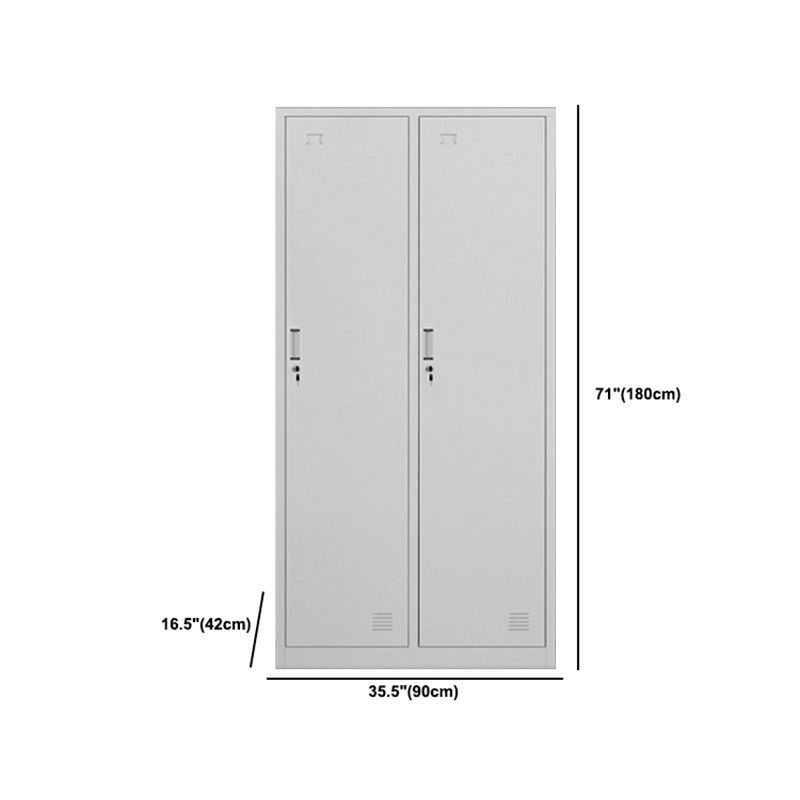 Contemporary Hinged Wardrobe Cabinet Steel Wardrobe Closet for Home