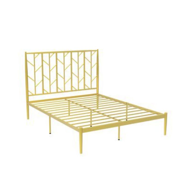 Modern and Contemporary Metal Open Frame HeadboardNo Theme Bed