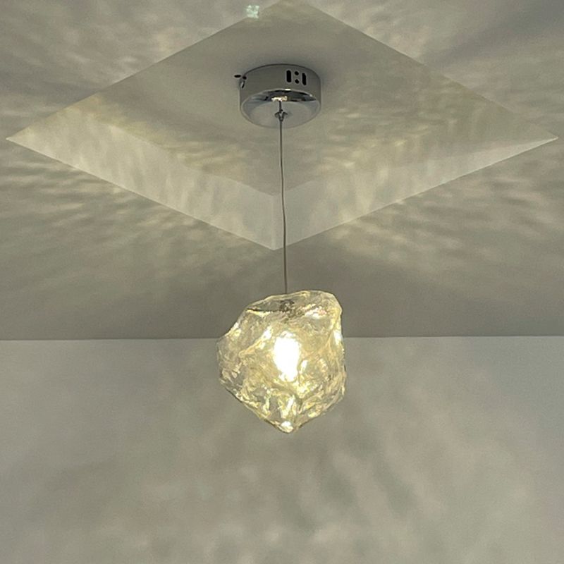 Glass Hanging Pendant Lights Contemporary Suspension Lamp for Bedroom