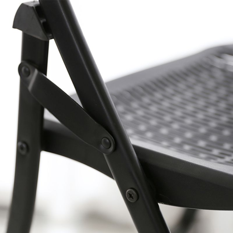 Sillas de comedor de estilo moderno, silla lateral sin brazos con respaldo abierto y patas de metal para cocina