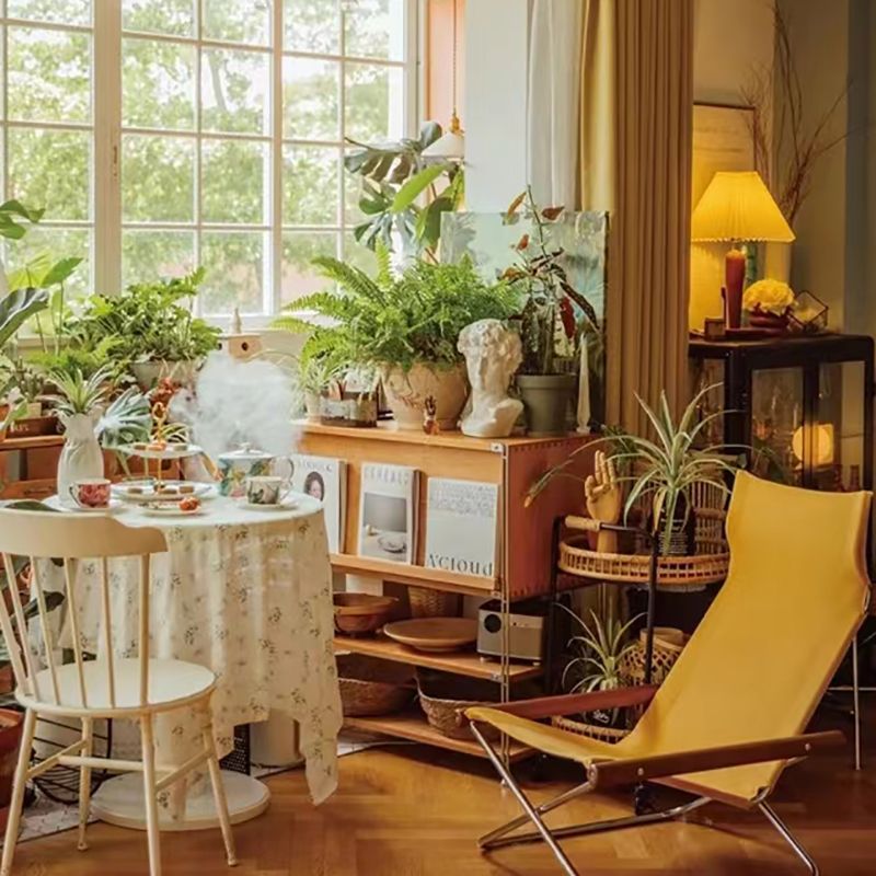 Solid Wood Bookshelf Modern Closed Back Bookcase with Shelves