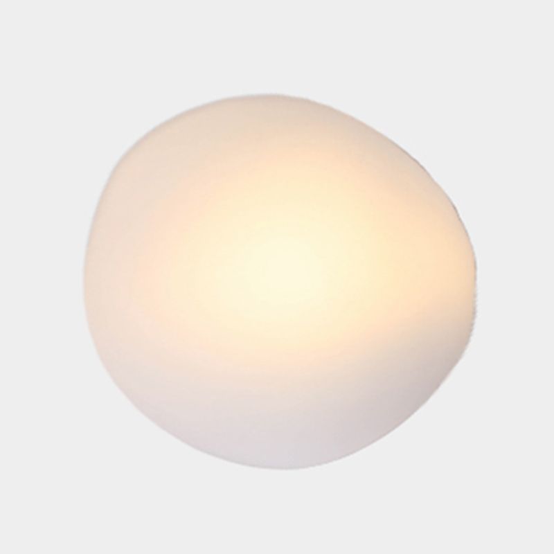 Simple Glass Sconce Light Fixtures One Head Modern Geometric Wall Lamp for Bedroom