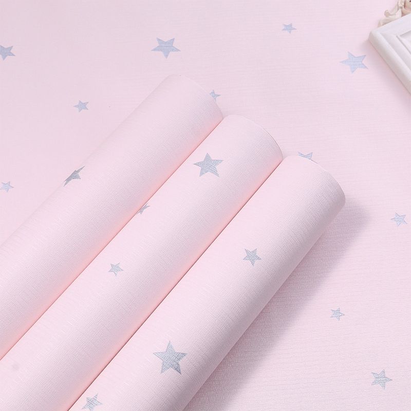 Eigentijdse stijl behangrol effen gekleurd Peel and Stick wanddecoratie, meerkleurig