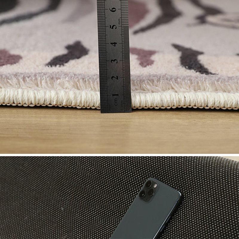 Lovely Animal Design Rug Creative Modern Indoor Carpet Polyester Non-Slip Backing Rug for Home Decor