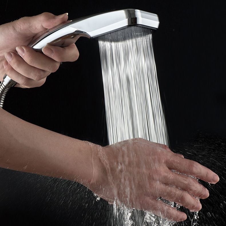 Modern Handheld Shower Head High Flow Water Efficient Wall-Mount Showerhead