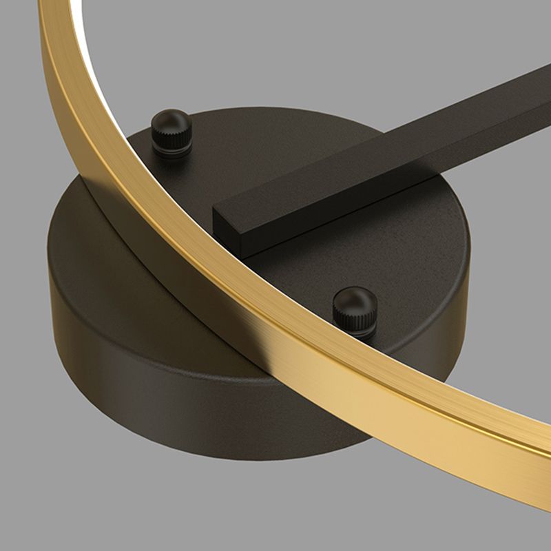 Ring LED Flush Mount Light with Spotlights Modern Ceiling Lamp for Foyer Bedroom