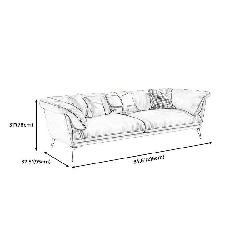 30.71" H Modern Pillow Top Arm Sofa with Cushion Back for Living Room, Apartment