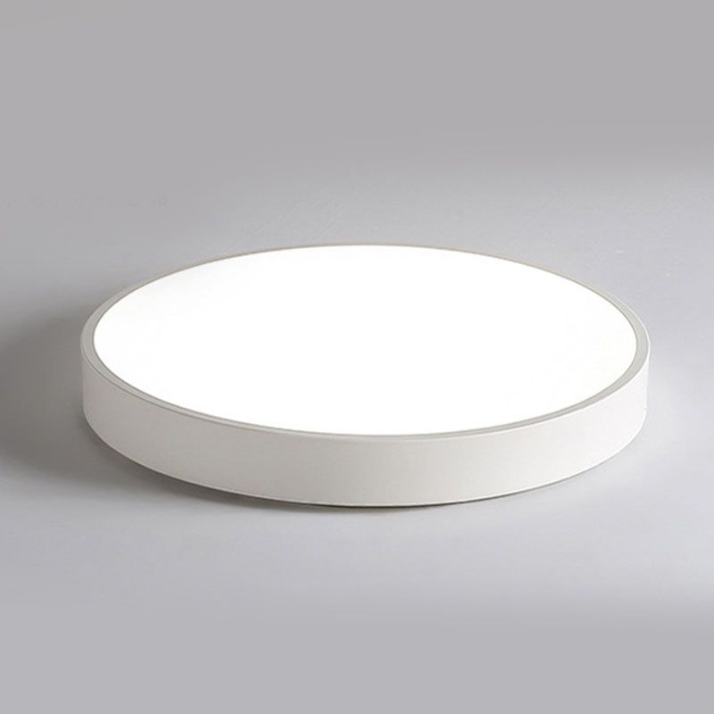Nordic Modern Style Round Ceiling Lamp Acrylic 1 Light LED Flush Mount Light for Corridor