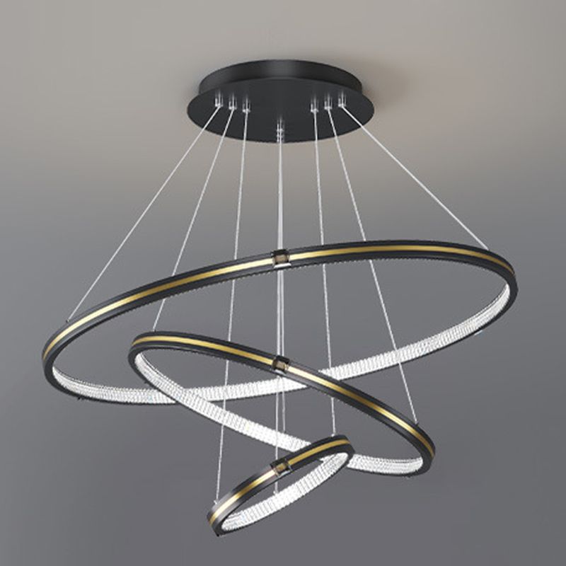 Multi-Tier Chandelier Light Fixture Modern Simplicity Acrylic Pendant Lighting for Restaurant